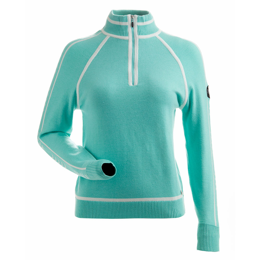 

Свитер Nils Juniper (женский), Aqua/White