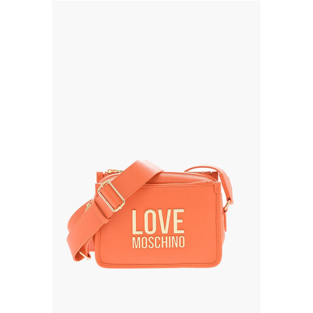 

Сумка для фотокамеры LOVE из искусственной кожи с золотым логотипом Moschino, оранжевый