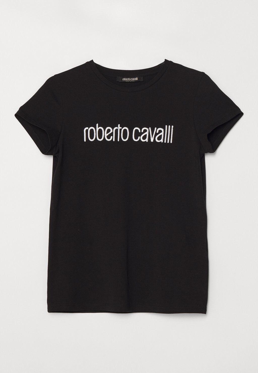 

Футболка с принтом Roberto Cavalli, черная