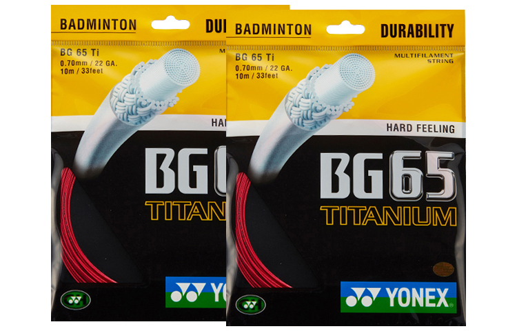 

Струны для бадминтонной ракетки nylon спортивные унисекс 2 штуки YONEX, красный