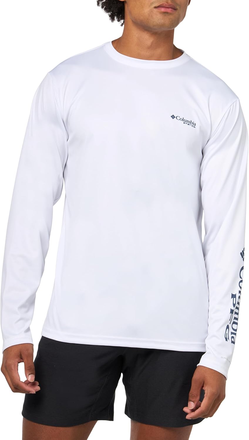 

Columbia мужская футболка Terminal Tackle PFG High Side с длинным рукавом, White/Pfg High Side Marlin