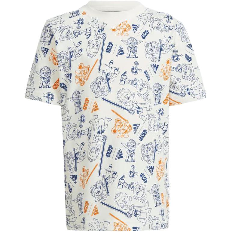 

Adidas Футболка STAR WARS Collaboration, детская одежда Young Jedi Tee White Kids', Белый, Adidas Футболка STAR WARS Collaboration, детская одежда Young Jedi Tee White Kids'