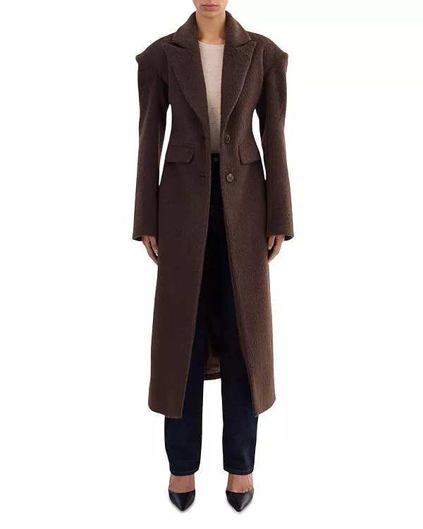 

Пальто с заостренными лацканами от Аалии Lamarque, коричневый