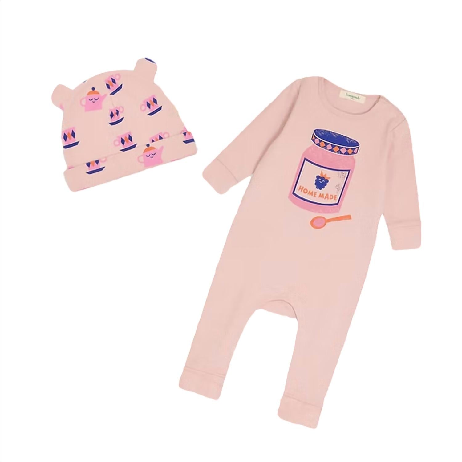 

Комплект Bayley Berry Jam & Hat для девочек, розовый The bonnie mob