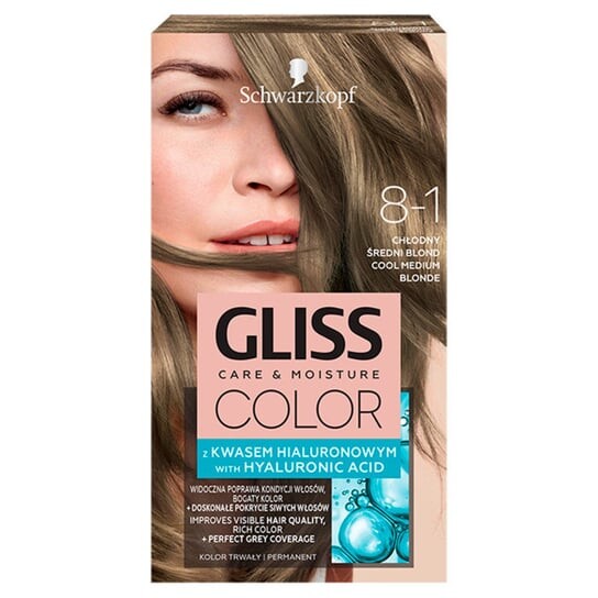 

Крем-краска для волос 8-1 Cool Medium Brown Schwarzkopf, Gliss Color