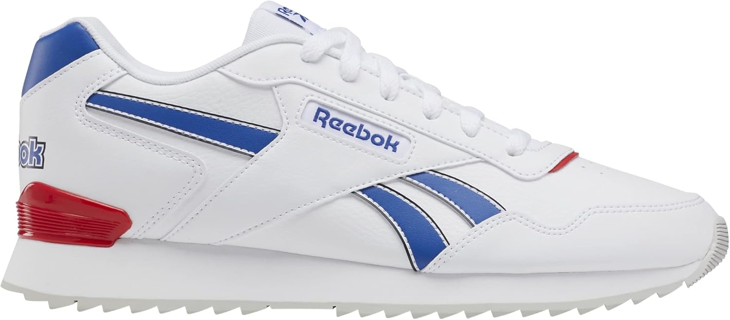 

Кроссовки Reebok Unisex-Adult Glide Ripple Clip, белый/синий/серый