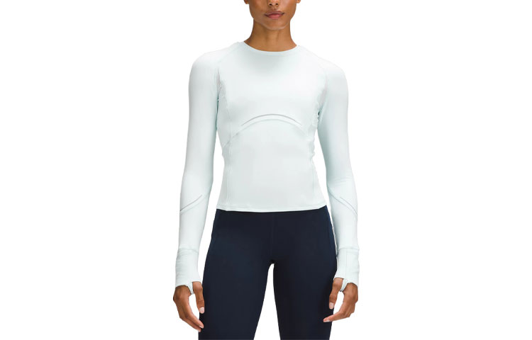 

Футболка с рукавами реглан женская Lululemon, Twilight Rose Brown/TWRS