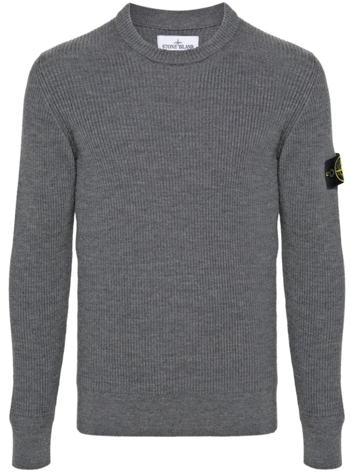 

Stone Island свитер с нашивкой Compass, серый