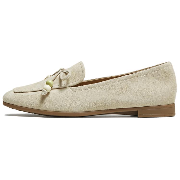 BASTO Женские лоферы желтые, кофейные, бежевые — бежевые, цвет Beige