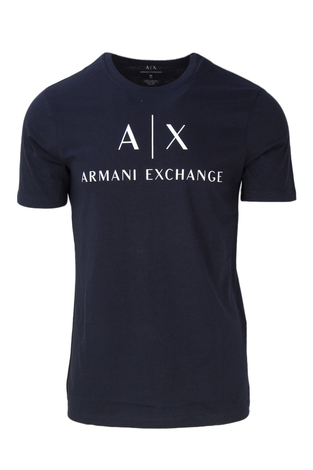 

Футболка мужская Armani Exchange с контрастным логотипом, синий