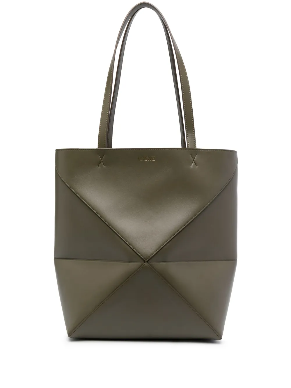 

Сумка-тоут Puzzle Fold LOEWE, зеленый