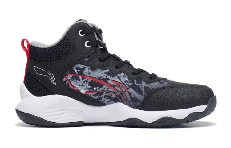 Li-Ning YOUNG Boundary Breaker Low top детские баскетбольные кроссовки Black/Stone Gray — фото 3
