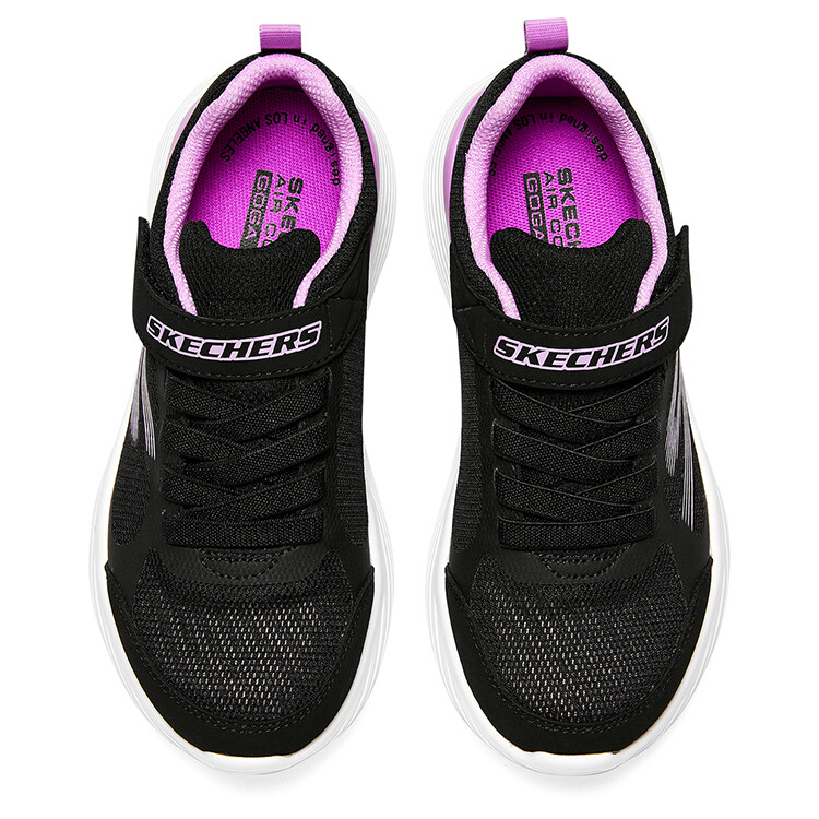 Детские кроссовки GS Low-top черные/фиолетовые Skechers, черный — фото 4