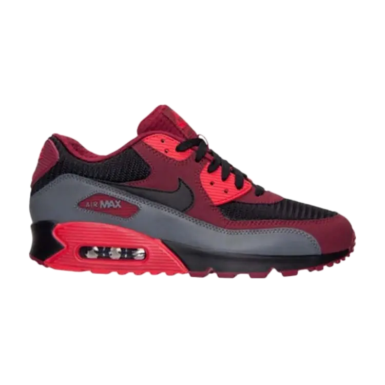 

Кроссовки Nike Air Max 90 Essential, красный, Красный;серый, Кроссовки Nike Air Max 90 Essential, красный
