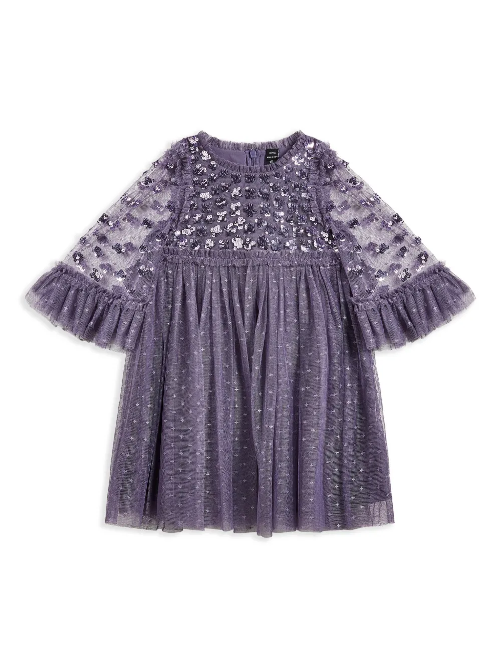 

Платье Glisten NEEDLE & THREAD KIDS, фиолетовый