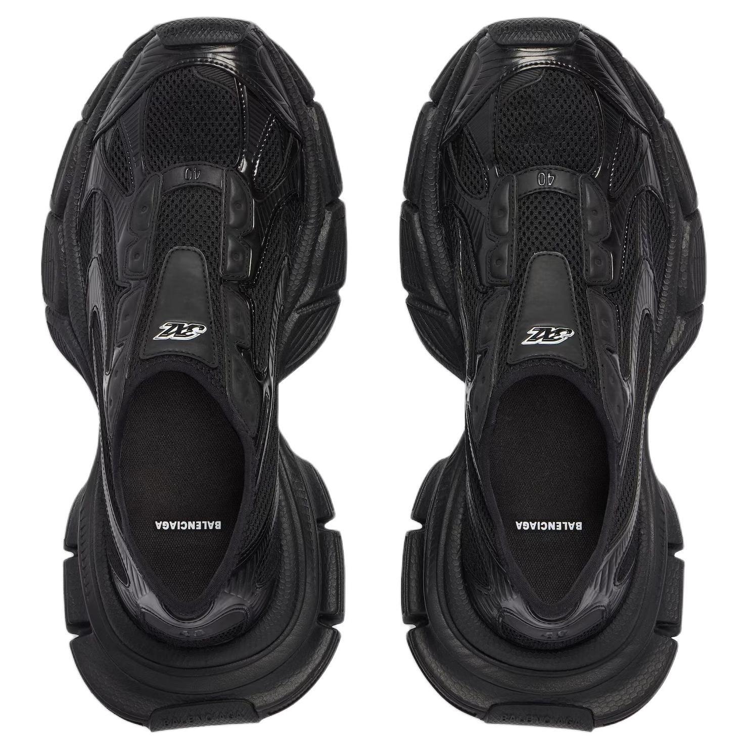 Балэнсиага Мужские черные массивные кроссовки 3XL Low Top — фото 3