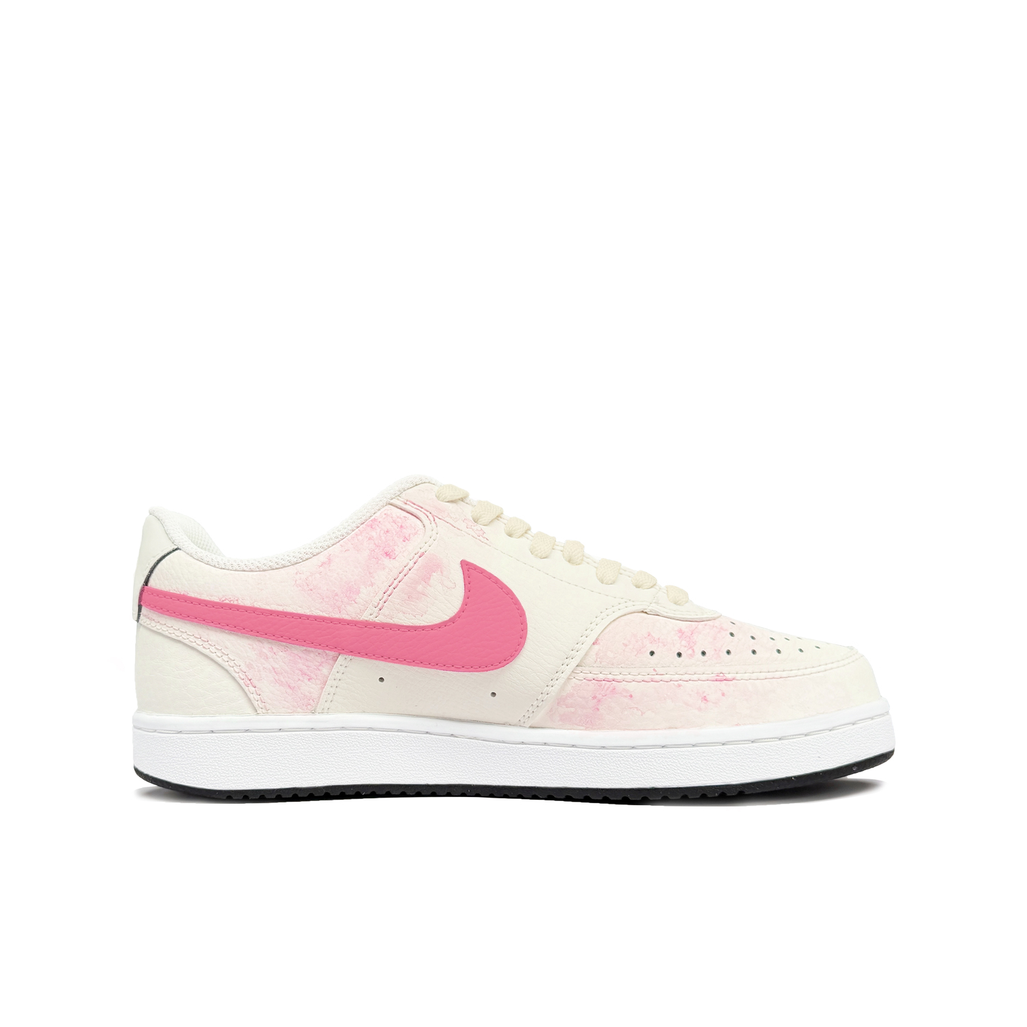 Nike Кроссовки для скейтбординга Court Vision 1 Quantum Graffiti Quick Dry And Abrasion Resistant низкие мужские Pink — фото 3