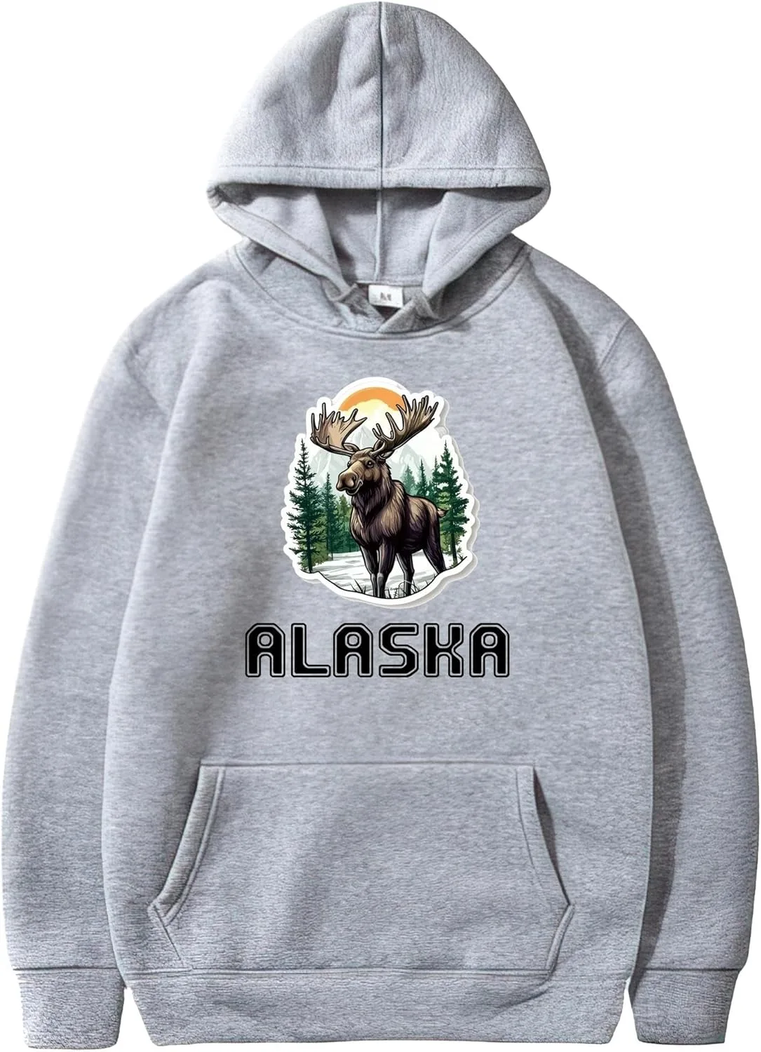 

Толстовка с капюшоном fashiononly cool alaska moose