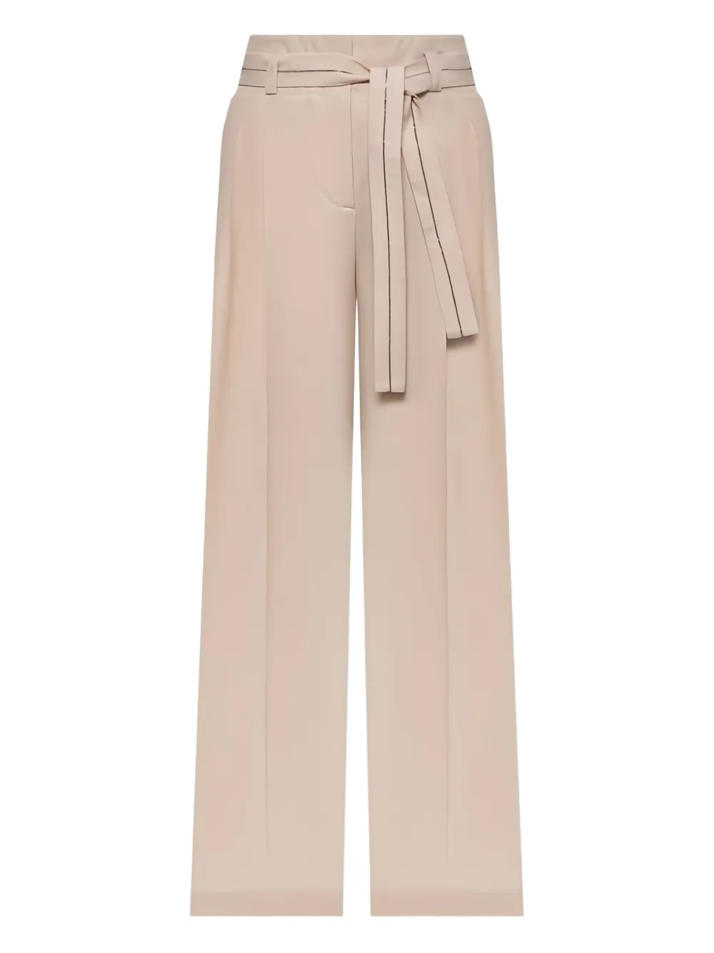 

Брюки с поясом Peserico, нейтральный