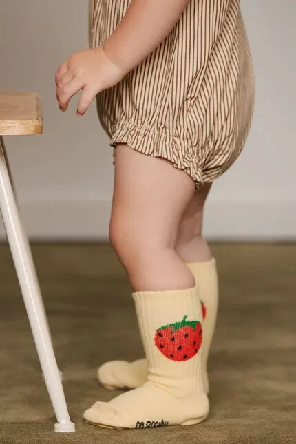 Носки детские Strawberry 2 шт Mini Rodini, белый — фото 2