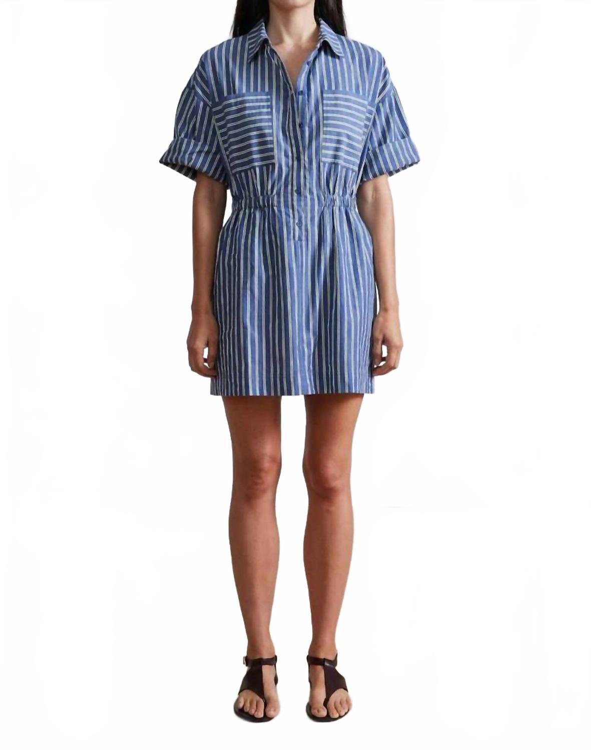 

Платье Palmera Mini в синюю полоску APIECE APART