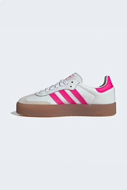 Кроссовки детские SAMBAE Adidas Originals, белый — фото 4