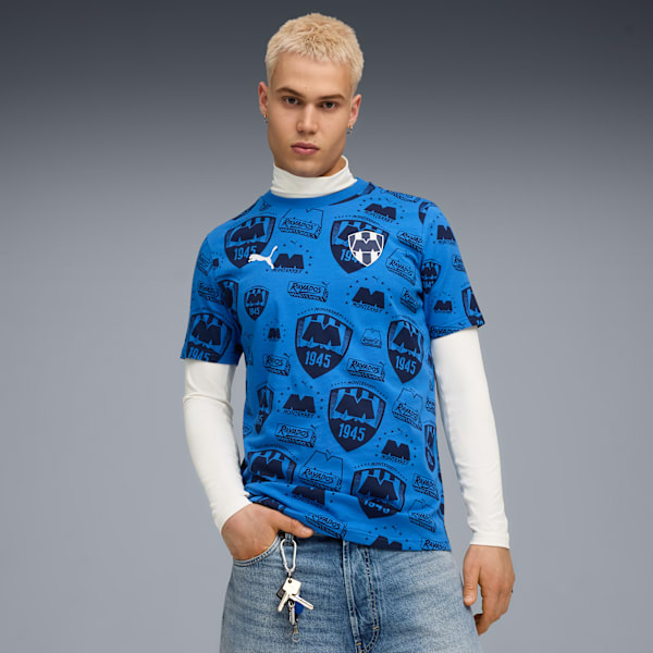 

Мужская футбольная футболка C.F. Monterrey Puma, синий