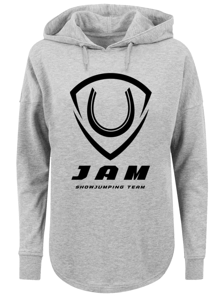 

F4NT4STIC Толстовка оверсайз JAM Showjumping серого цвета