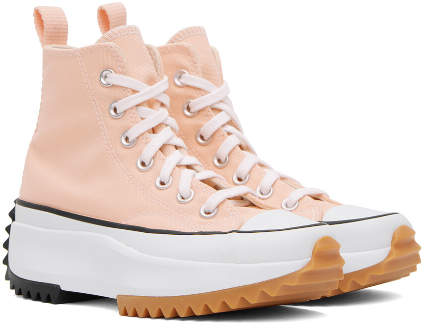 Розовые кроссовки Converse Run Star Hike — фото 4