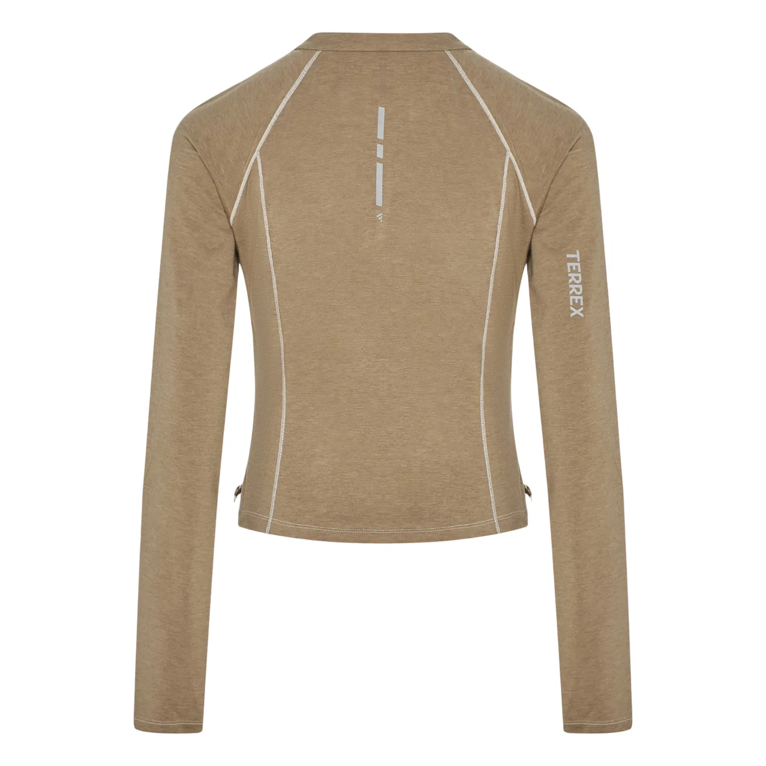 Женская футболка с круглым вырезом Terrex Adidas, Khaki Brown — фото 3