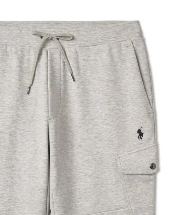 Тренировочные джоггеры из двойного трикотажа, Polo Ralph Lauren, серый — фото 3