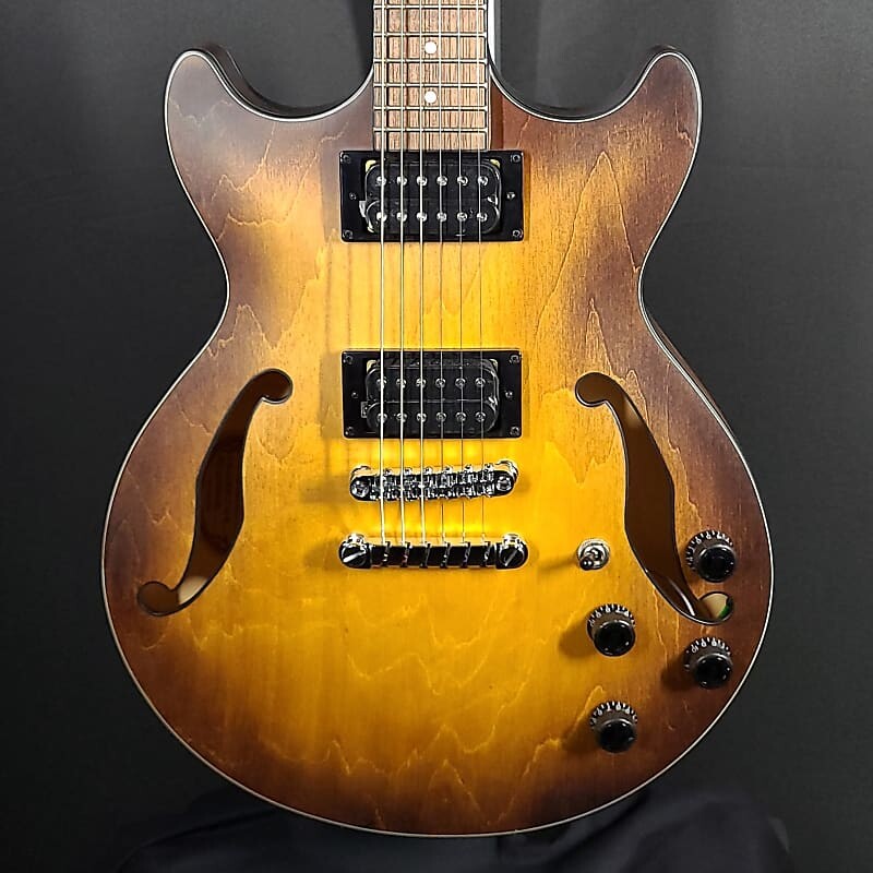

Ibanez AM73B-TF Табачная плоская электрогитара с полым корпусом #461 AM73B-TF Tobacco Flat Hollowbody Electric Guitar #461