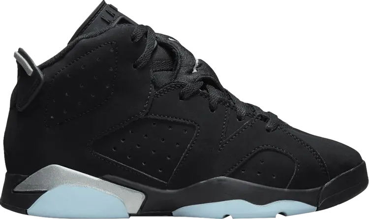 

Кроссовки Air Jordan 6 Retro PS Chrome, черный
