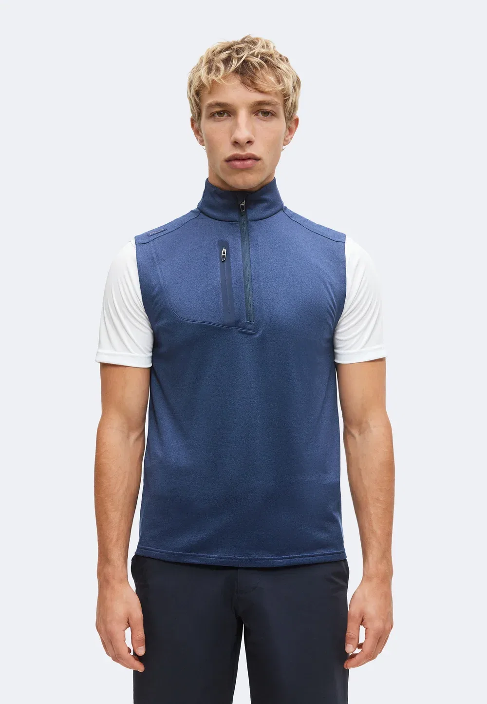 Джемпер с половинной молнией Polo Ralph Lauren, Spring Navy Heather