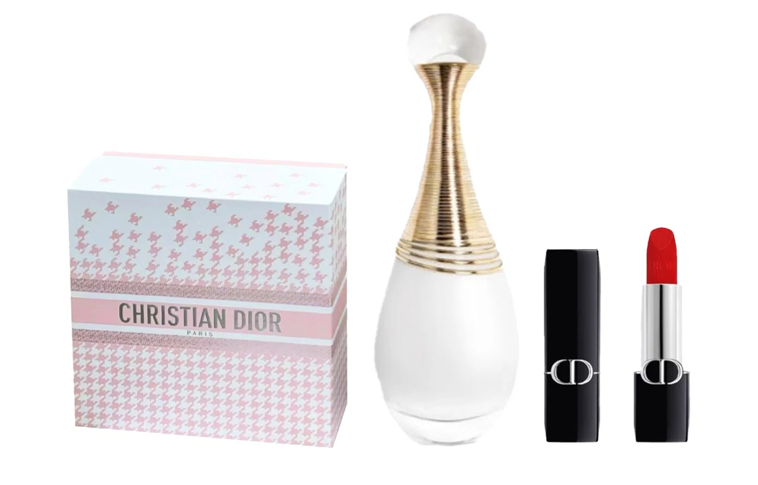 Женский набор парфюма и помады DIOR, Realme Pure Perfume 50ml+Blue Gold 999 Velvet, DIOR, Черный
