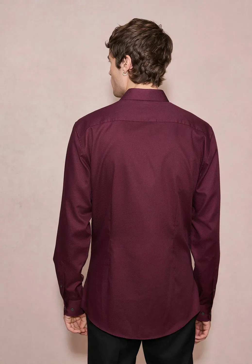Классическая рубашка Next, Burgundy Red — фото 3