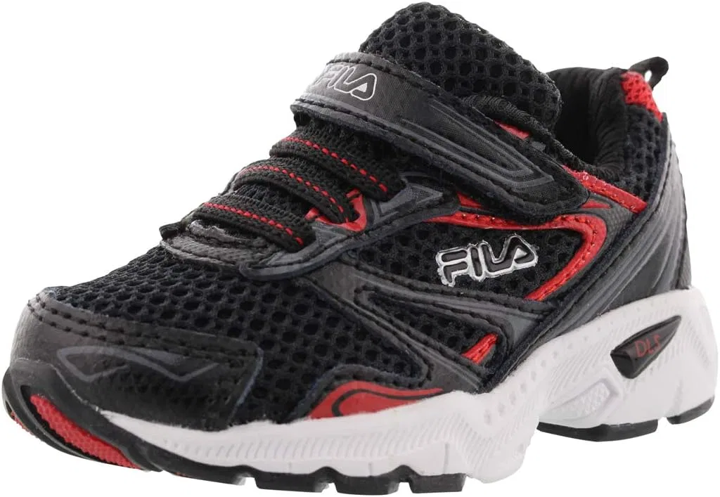 Детские кроссовки для мальчиков с ремешком Royalty Strap Fila, Wht/Black/Msil
