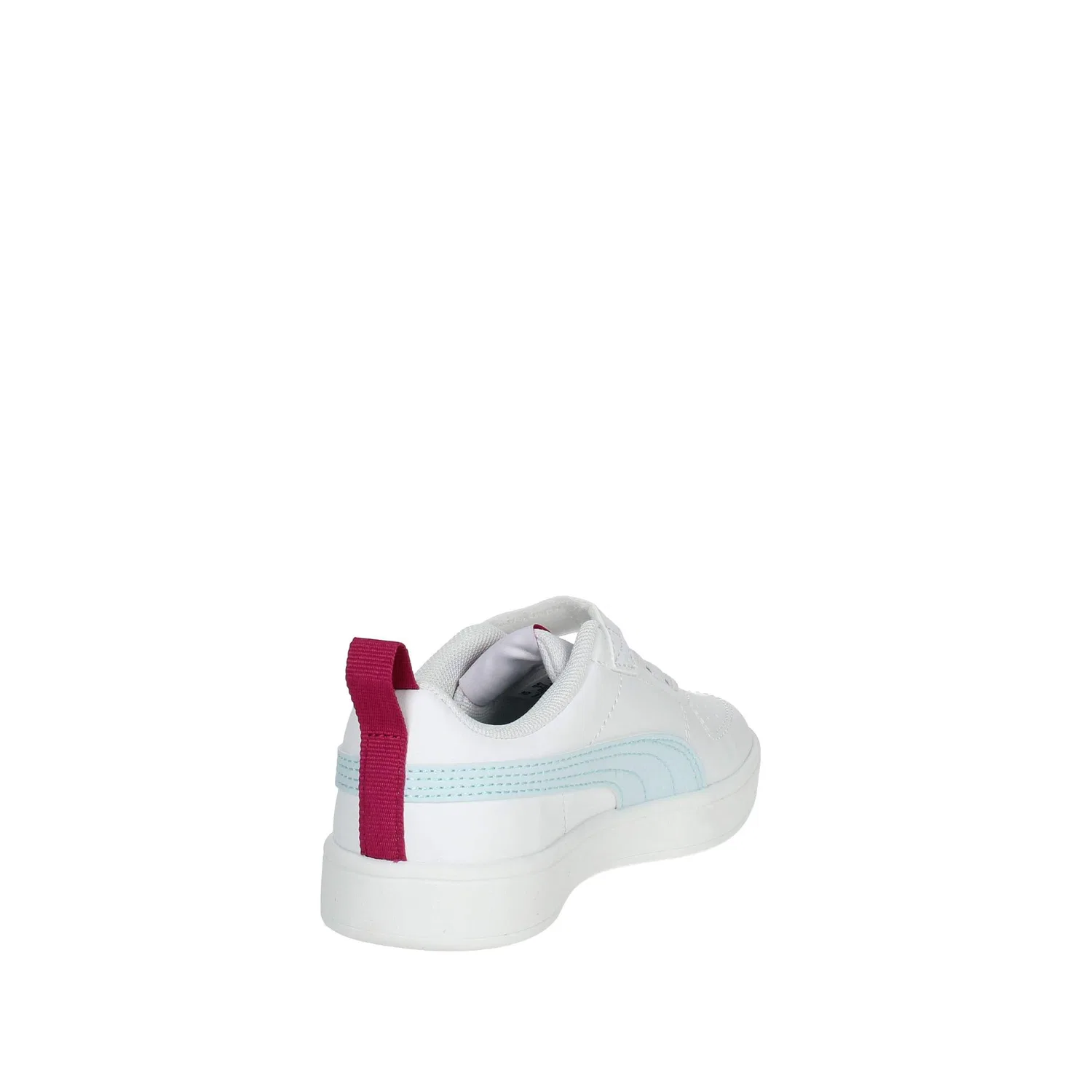 Детские кроссовки с липучкой Rickie PUMA PUMA White Icy Blue Pinktastic — фото 3
