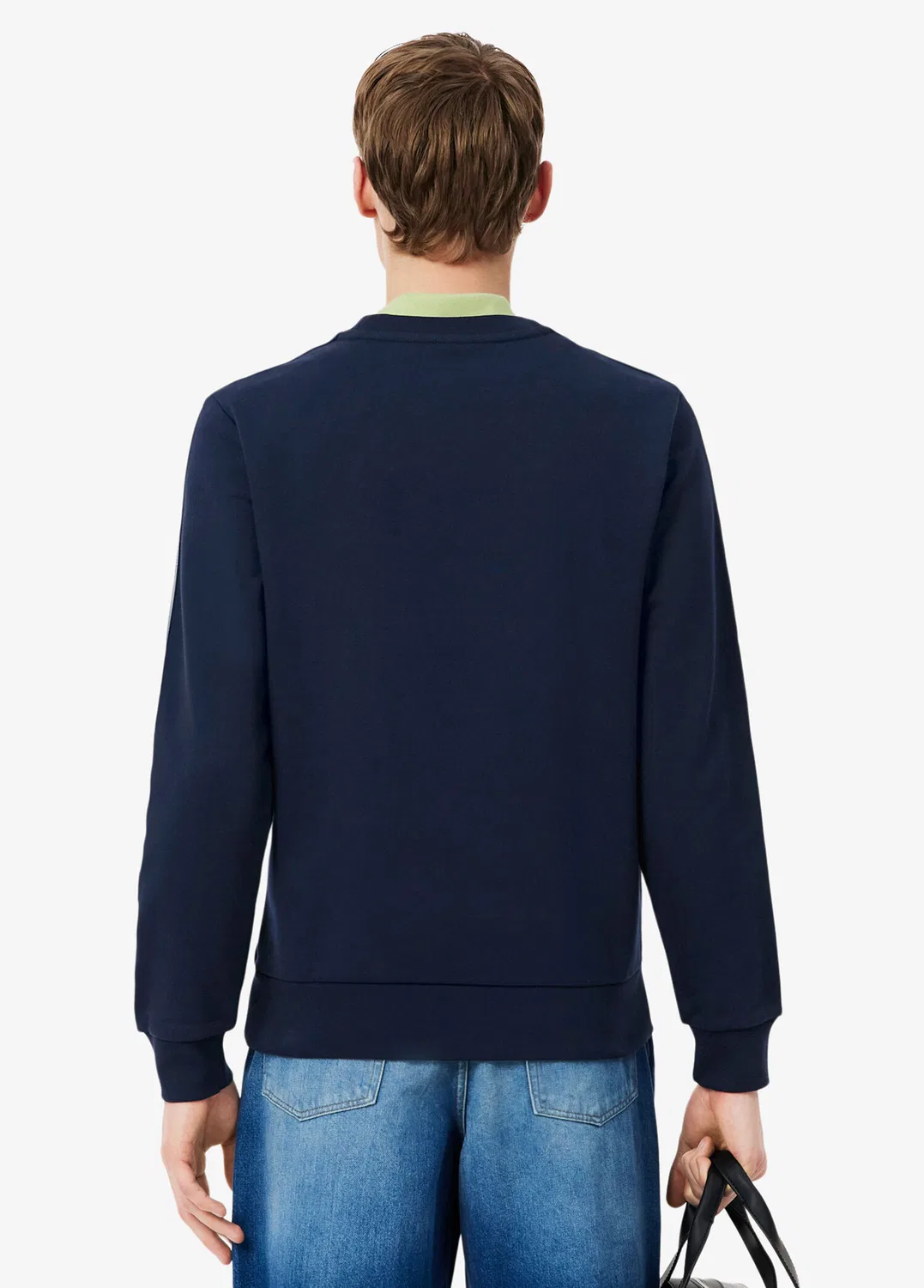 Свитшот с круглым вырезом Classic Fit Lacoste, lacivert — фото 3