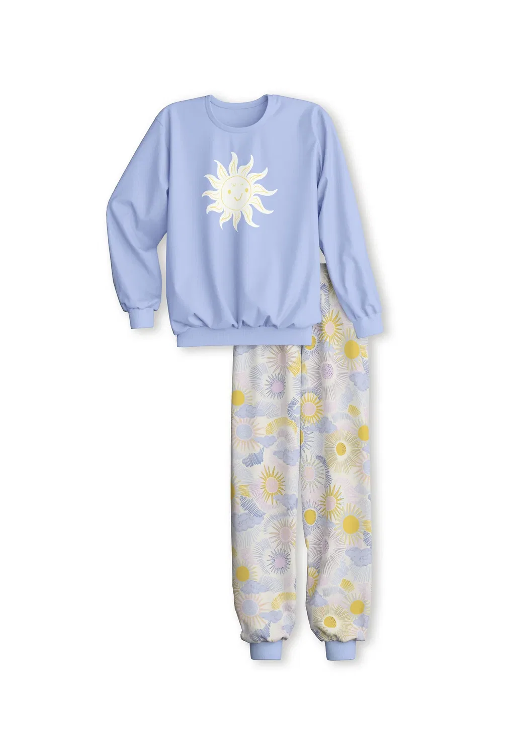 Комплект bündchen-pyjama Edition 85 - пижамный комплект Calida, Milky Blue