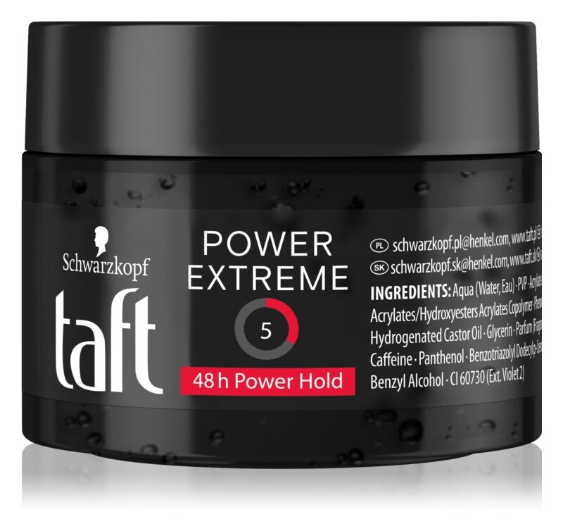 

Дополнительный фиксирующий гель для волос Schwarzkopf Taft Power