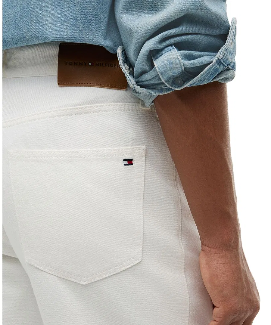 Джинсы прямого кроя River Relaxed-Fit Tommy Hilfiger, White — фото 3