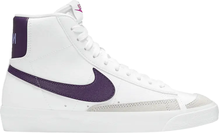 

Кроссовки Nike Blazer Mid '77 SE GS 'Eggplant', белый