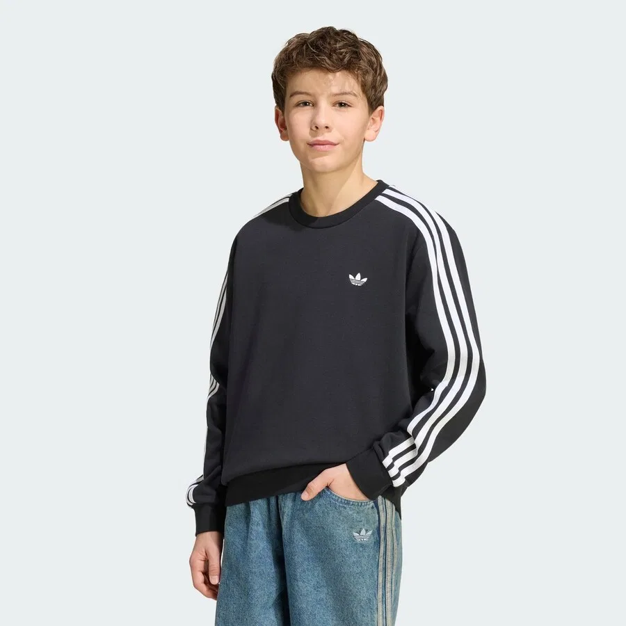 Толстовка ADIDAS ORIGINALS черного цвета — фото 2
