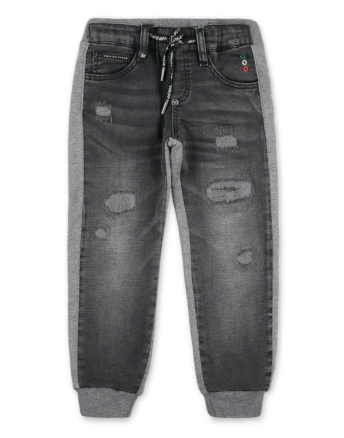Детские джинсы свободного кроя Baggy Original PHILIPP PLEIN, Scream