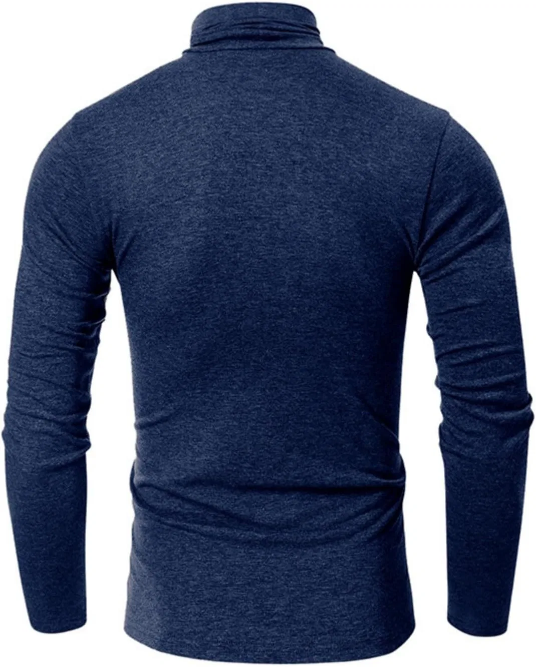 Мужская водолазка с длинным рукавом компрессионная, Royal Blue — фото 3