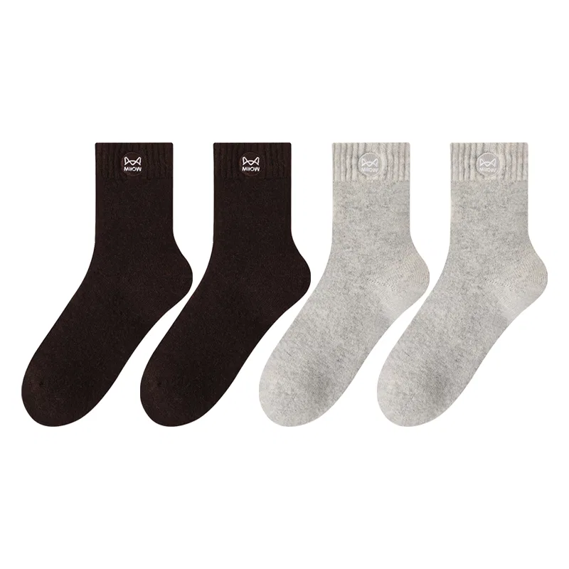Детские носки до середины икры 4 пары Mid-Calf Socks MIIOW