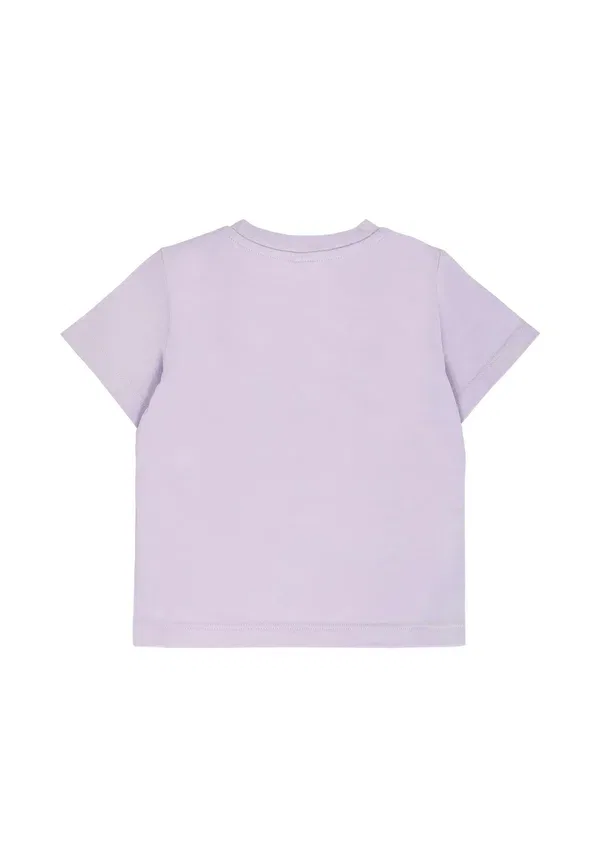 Футболка с цветочным принтом Print T-shirt Stella Mccartney Kids, Lilac, сиреневый — фото 2