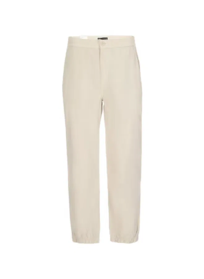 Брюки хлопковые зауженные Zara, папайя
