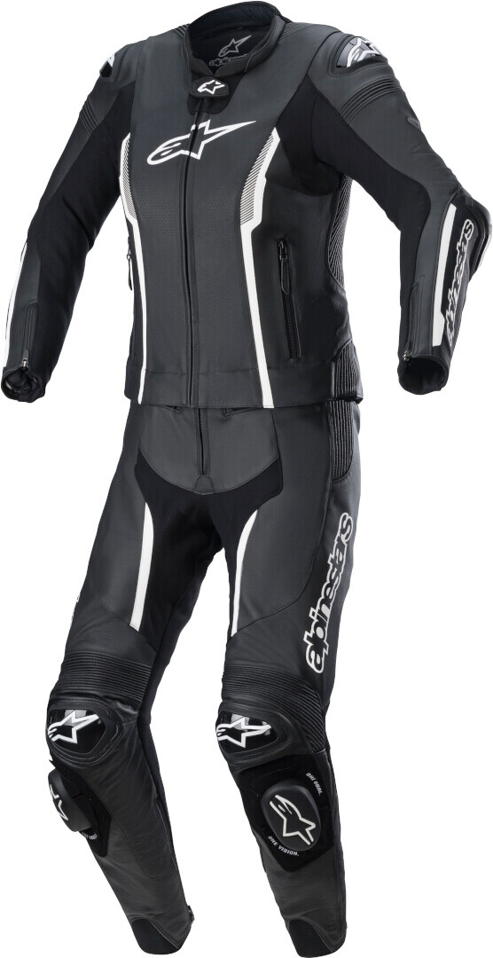 

Alpinestars Stella Missile V2 Две части Женский кожаный костюм, черный/белый